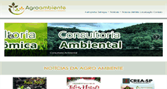 Desktop Screenshot of agroambiente.com.br
